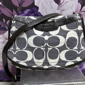 Coach Gray/blue Crossbody